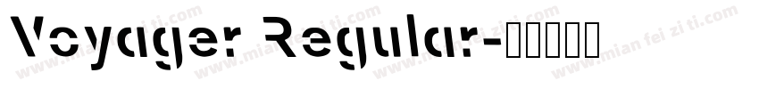 Voyager Regular字体转换
